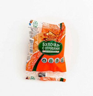 Булочка с отрубями, упаковка
