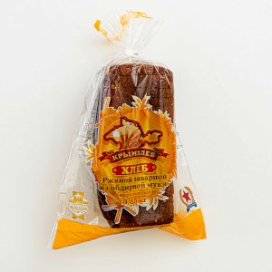 Хлеб Ржаной заварной из обдирной муки формовой, нарезка